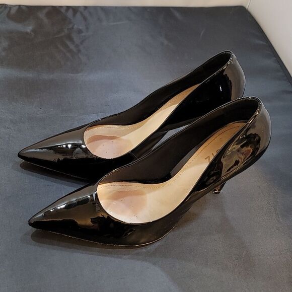 SCHUTZ LOU POINTED TOE LEATHER WOMEN"S HIGH HEEL STILETTOS PUMP - Picture 6 of 13